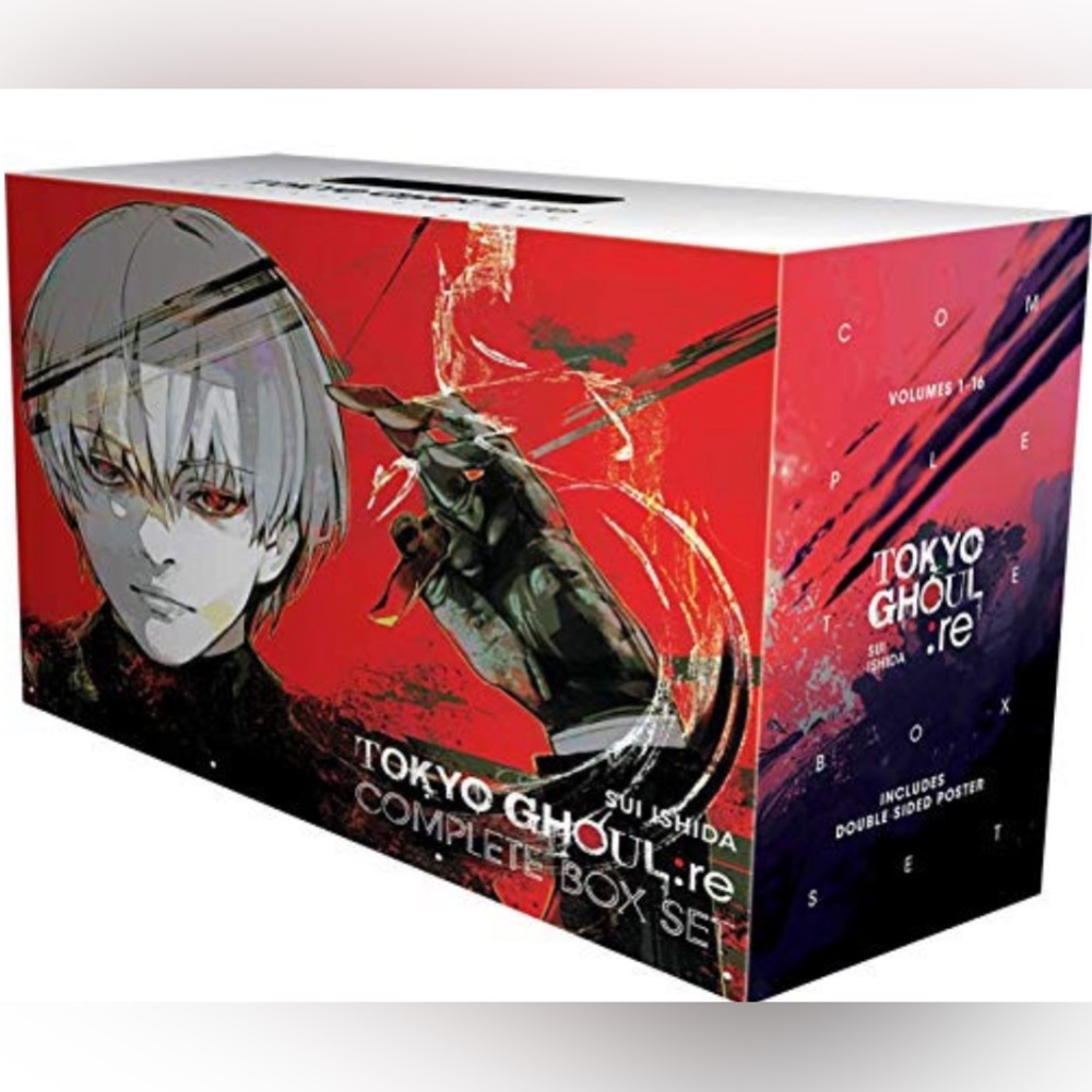 Tokyo Ghoul :re manga box set contains all volumes but 2-art by Sui Ishida mi